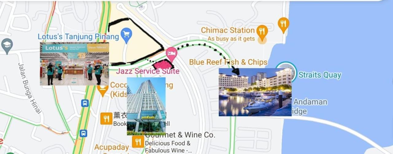 Classic & Comfy 2 Bedroom Condo Georgetown 温馨爵士双房公寓 Bagan Jermal Zewnętrze zdjęcie